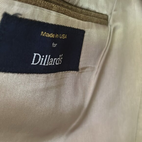 Hart Schaffner Marx Men’s Sport Coat 46R USA Made  Tan Imported Fabric Blazer - Picture 2 of 6